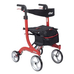 Nitro Aluminum Rollator, Tall Height, 10" Casters - Image 1